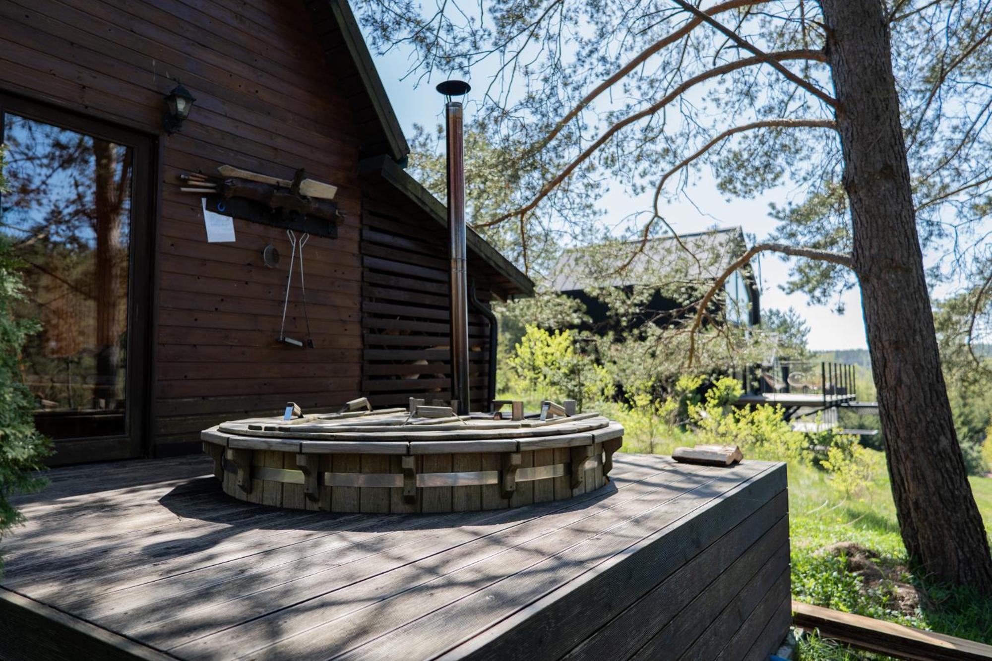 Villa Dom Pod Klonem Na Kaszubach Kościerzyna Exterior foto